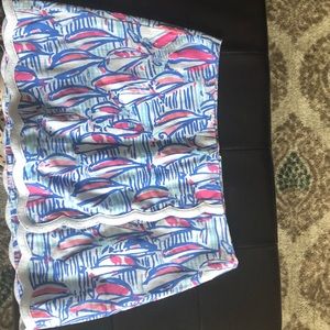 Lilly Pulitzer Skort. Red right return. 6